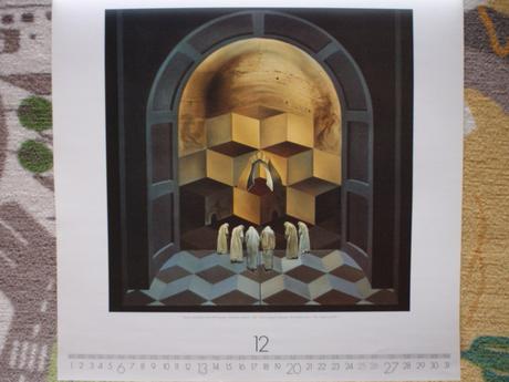 Salvador dalí nástenný kalendár 1998, 