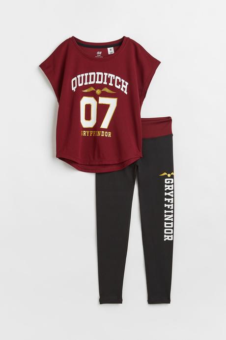 Dívčí funkční set h&m harry potter tričko+legíny, h&m,122 / 128