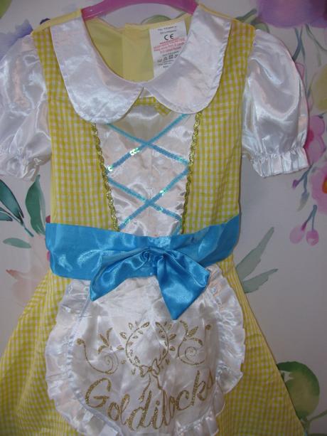 Kostým-šaty pro princeznu zlatovlásku vel.7-9 let, 