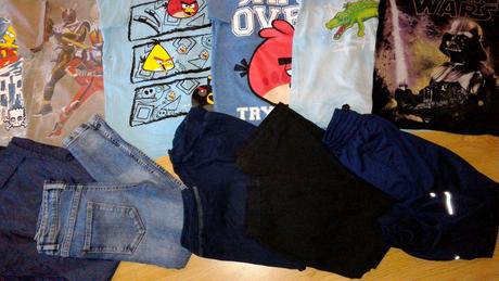 Chlapecký mix věcí vel.116-128 jaro/léto/podzim, 122–134