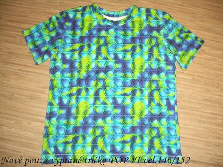 Nové tričko pop-it vel.146/152, 146