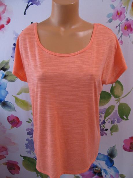 Dámské pružné tričko,barva lososová, m
