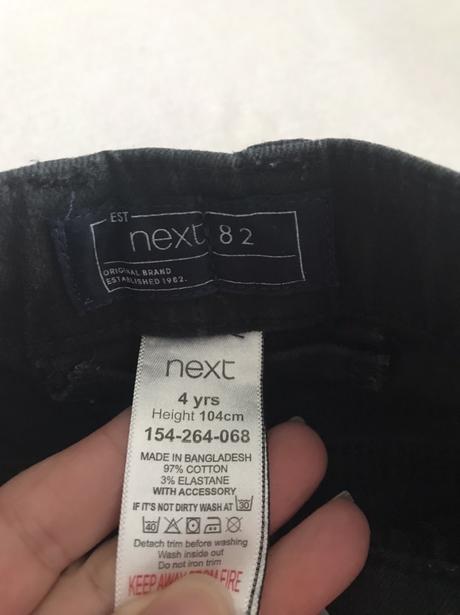 Džínové kraťasy zn. next, next,104