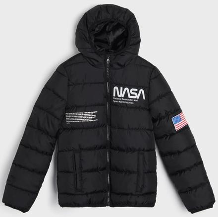 Klučičí černá bunda nasa přechodová vel. 152, sinsay,152