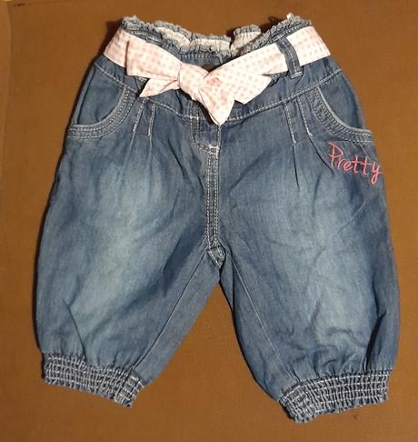 Dívčí letní 3/4 kalhoty c&a, vel.80, c&a,80