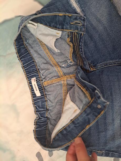 Trhané džínové kraťasy, reserved,164