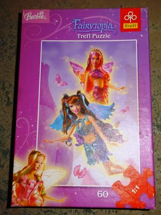 Puzzle barbie fairytopia 60 dílků trefl,
