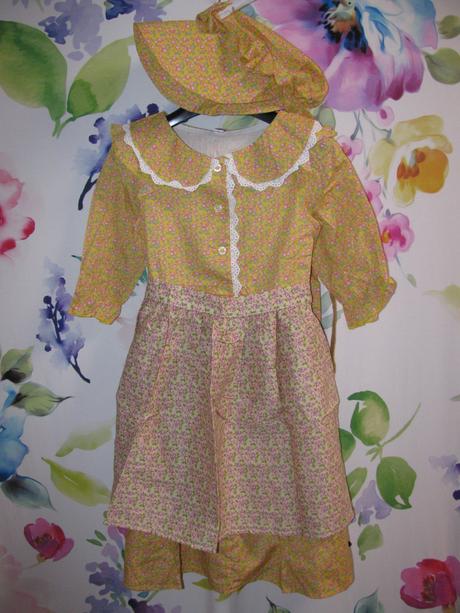 Karnevalový kostým, 3 dílný děvče z prerije apod., 