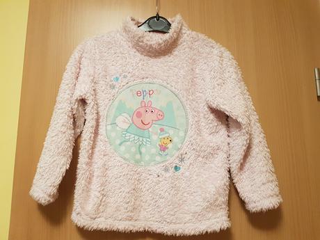 Fleesová mikina peppa pig značky tu, vel. 4-5 let., tu,104