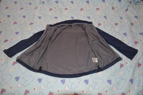 122 128 modrá softshellová bunda, zn. crane, 128