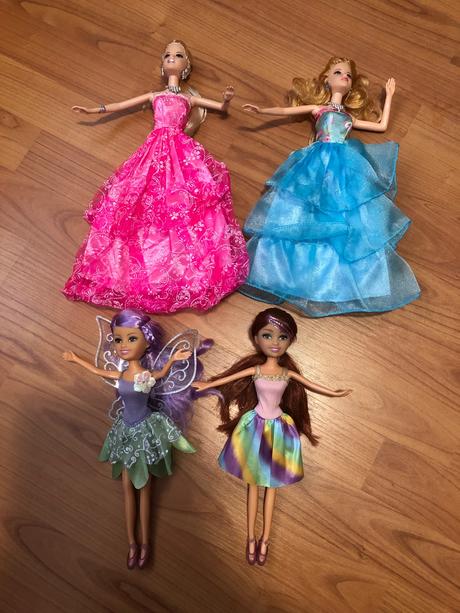 3x panenky typu barbie,