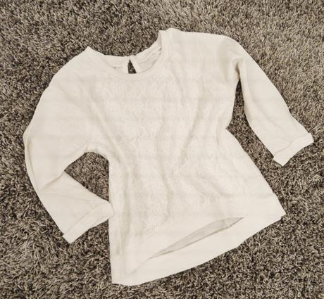 Krajkové tričko / triko s dlouhým rukávem, matalan,86