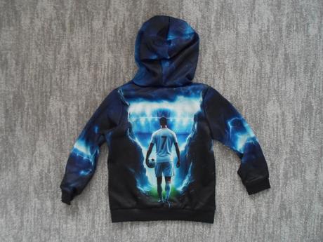 Modrá mikina s kapucí ronaldo, 104