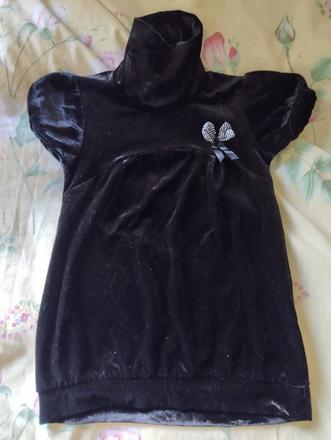 Sametová tunika s rolákem, c&a,110