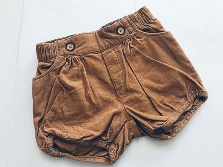 Kraťasy manžestrové - v.12/18 měs., h&m,86
