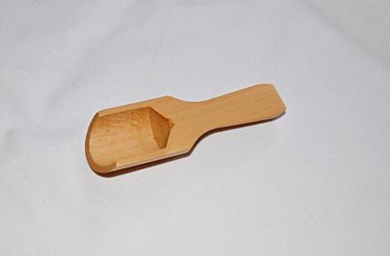 Dřevěná lopatka na koupelovou sůl, 