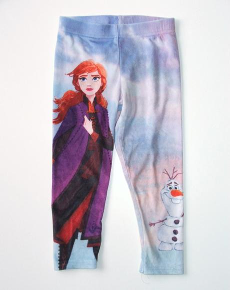 K814 sametkové legíny vel. 3-4 roky, disney,104