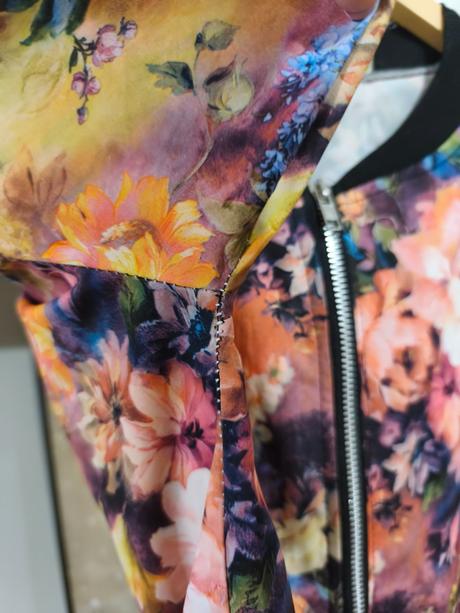 Kytičková jarní bunda bomber bombr, 164