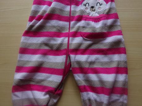 Fleesový overal s kočičkou, vel. 86, early days,86