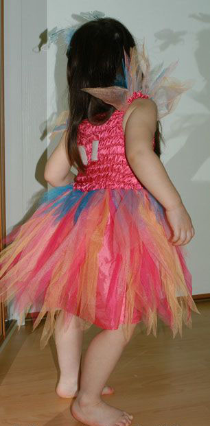 Karnevalové šaty duhová víla+čelenka,