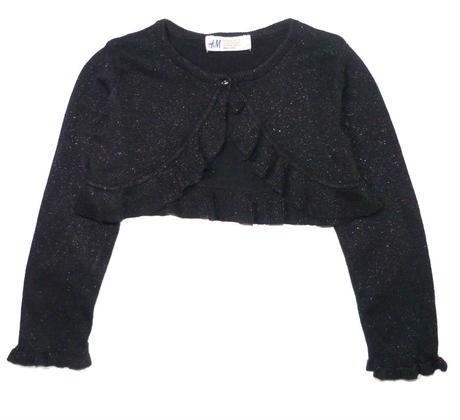 Černé bolérko, h&m,104