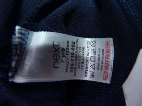 Next žebrované tričko vel. 122, next,122