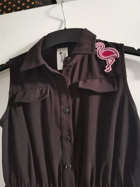 Šaty plameňák vel. 128, c&a,128