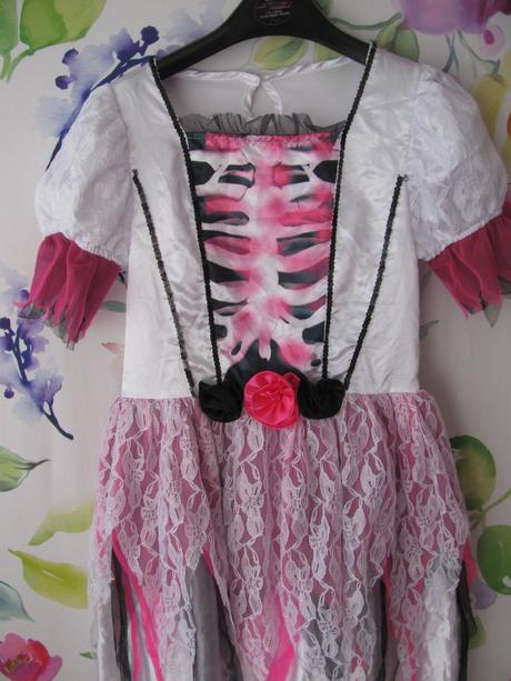 Karneval-šaty kostlivka, upírka halloween,