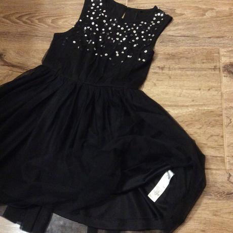 Slavnostní tylové šaty zdobené flitry, george,122