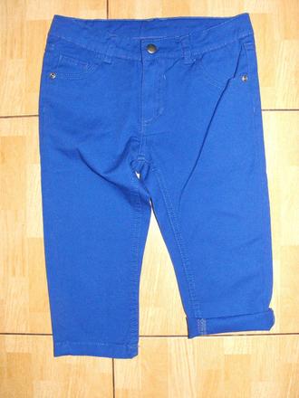 Modré denimové kraťasy po kolená zn. zeeman (nl), 140