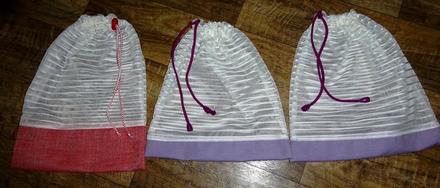 Pytlíky dárkové, na potraviny či skladování 3 ks, 