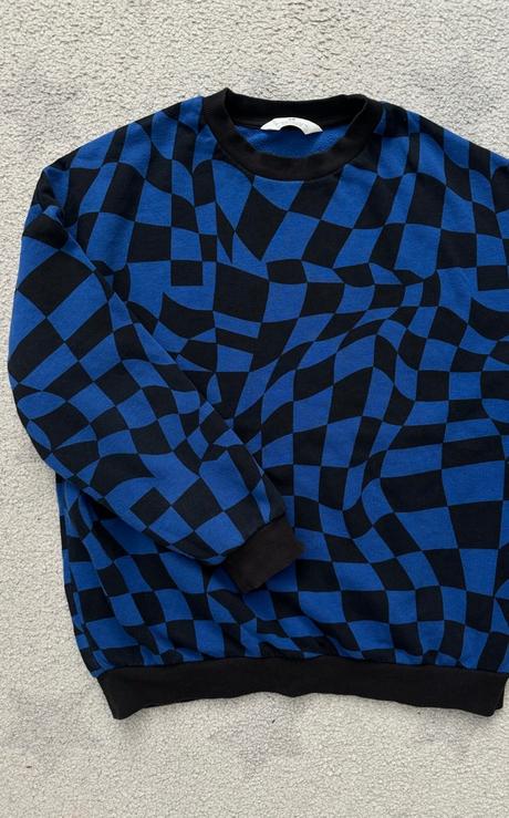 Mikina káro hm, vel. 146/152, h&m,146