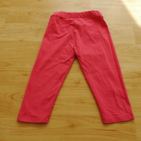 Ruzove 3/4 leginy vel.122/128, pepperts,122