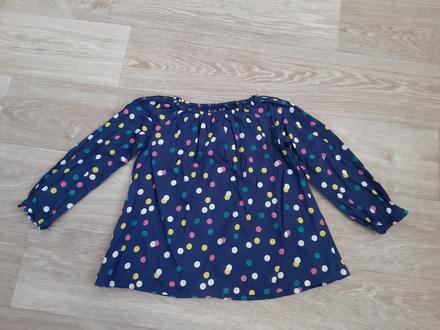 Plátěná halenka, tunika, nutmeg,110