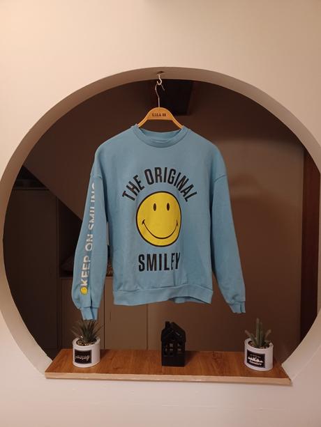 Mikina oversize smajlík xs/s, 158/164, house,164