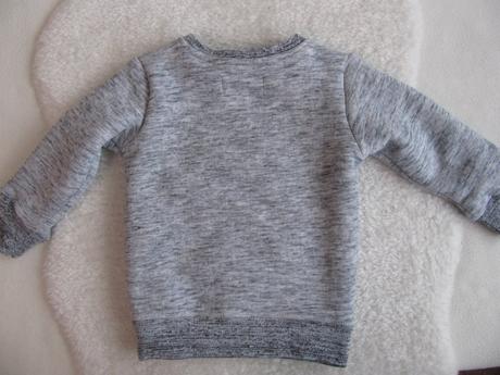 Parádní mikina se střikem a s vnitřní kožešinkou, next,98