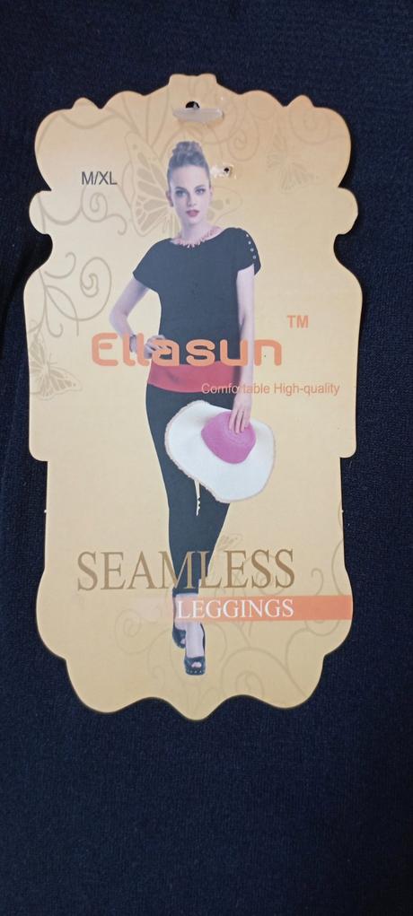 Černé legíny zn."ellasun" vel."m-xl",