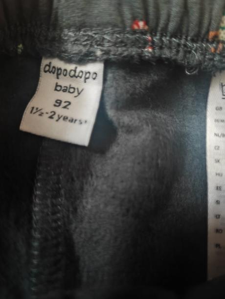 Vánoční šaty a legíny, 92