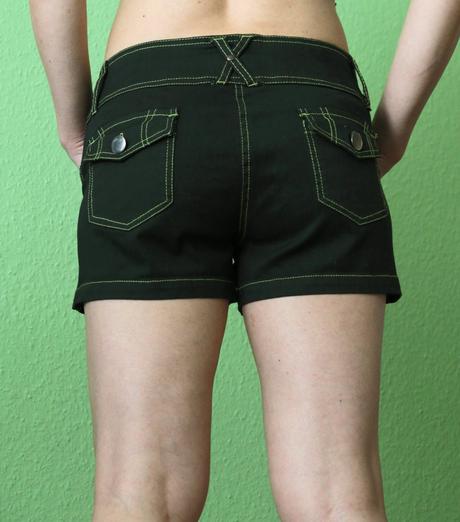Černo-zelené kraťasy fb sister vel.l, l