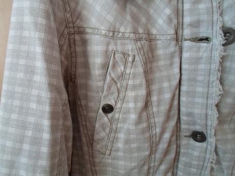 Bílá béžová bunda bundička kabátek fishbone, fishbone,m