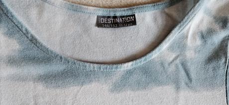 Dívčí crop top tričko, vel.146/152, destination, 146