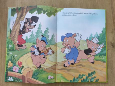 Tři malá prasátka disney knížka, 