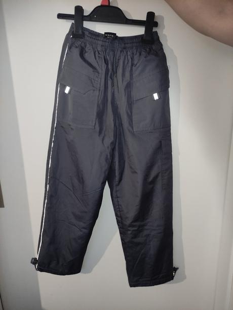 Zateplené kalhoty-vel.128-134, 128