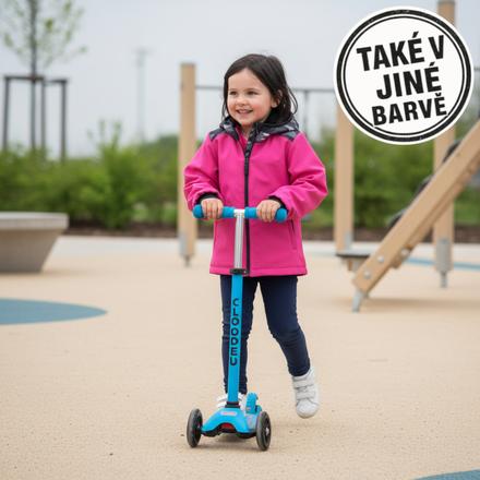 Softshellová bunda s fleecem, maskáč, 86 - 152