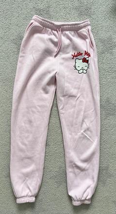 Růžové tepláky primark hello kitty, vel. 158, primark,158