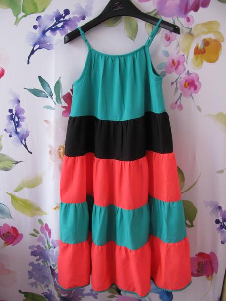 Nádherné dlouhé letní dívčí šaty m&s, marks & spencer,110