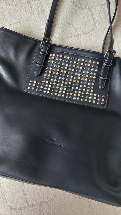 Černá větší kabelka tom tailor - sleva, tom tailor