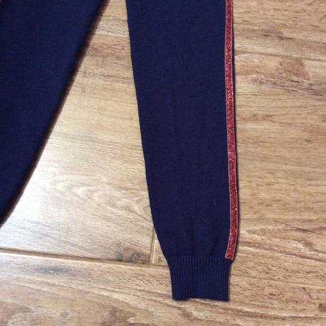 Zateplené legíny se třpytkatým lemem, primark,140