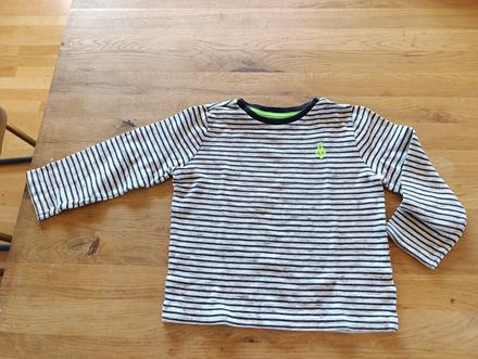 Triko pruhované dlouhý rukáv, 122