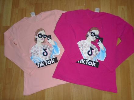 Tričko tik tok vel 152 korálky, 152